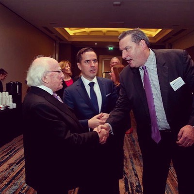 Informative meeting with President Higgins